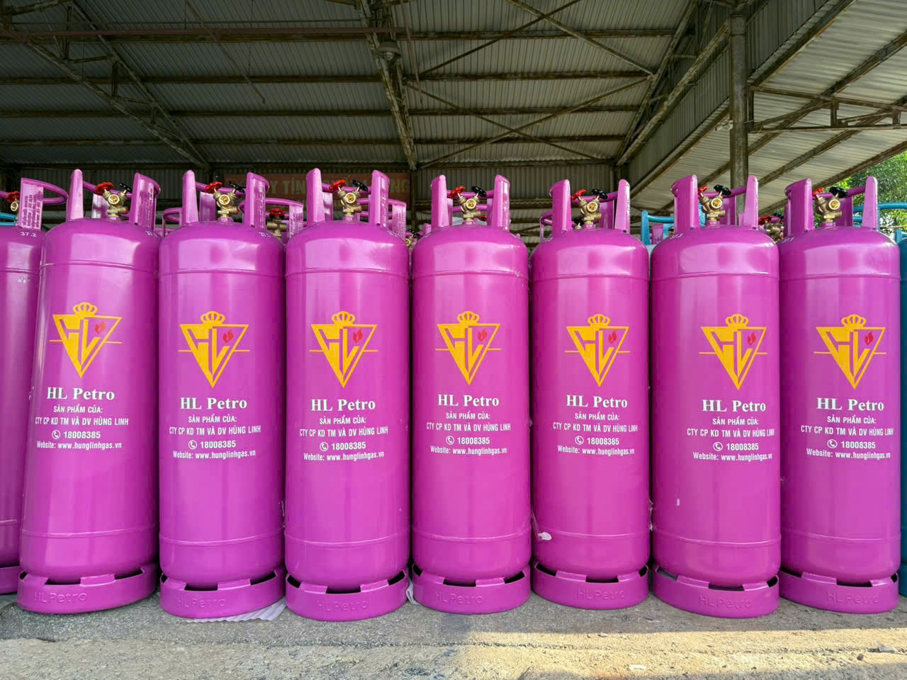 Cung cấp bình gas công nghiệp 45kg tại Hà Giang